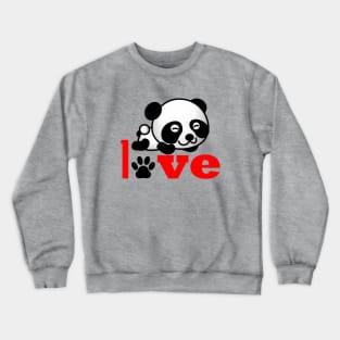 Love Panda Crewneck Sweatshirt